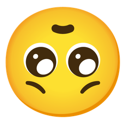 upside-down face and pleading face