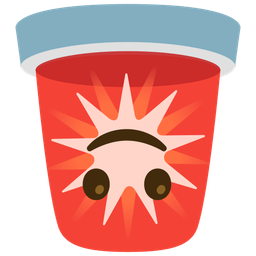 upside-down face and police car light