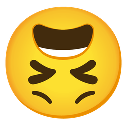 upside-down face and tired face