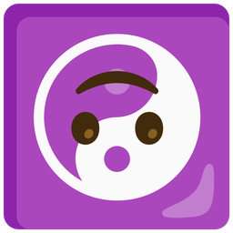 upside-down face and yin yang