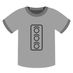 vertical traffic light and t-shirt