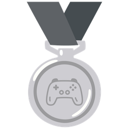 video game and 2nd place medal