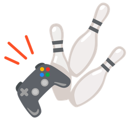 video game and bowling