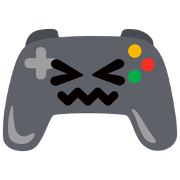 video game and confounded face