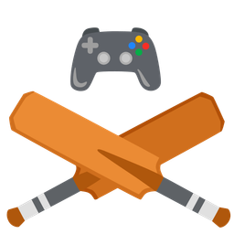 video game and cricket game