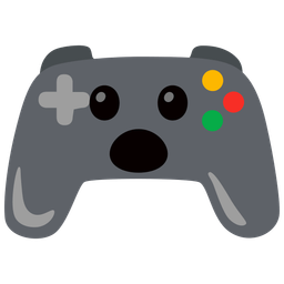 video game and face with open mouth