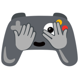 video game and face with peeking eye