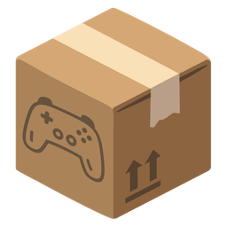 video game and package