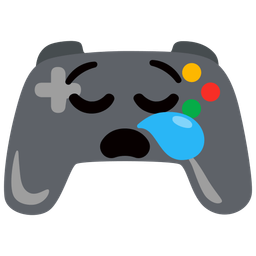 video game and sleepy face