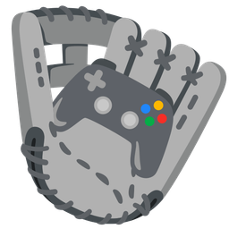 video game and softball