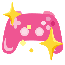 video game and sparkling heart