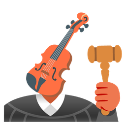 Violin and Balance scale