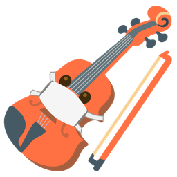 Violin and Face with medical mask