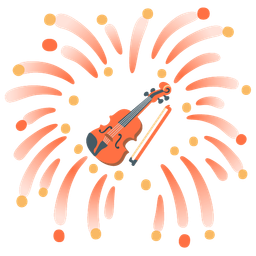 Violin and Fireworks