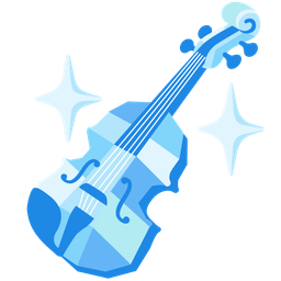 Violin and Gem stone