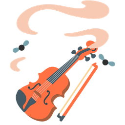 Violin and Pile of poo