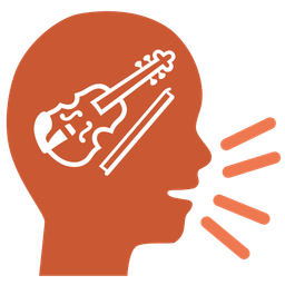 Violin and Speaking head