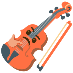 Violin and Thinking face