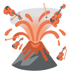Violin and Volcano