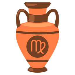Virgo and amphora