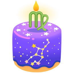 Virgo and birthday cake