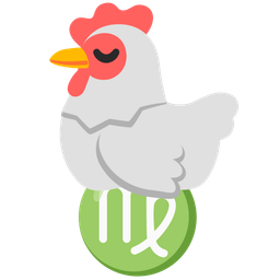 Virgo and chicken