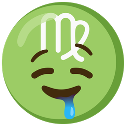 Virgo and drooling face