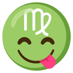 Virgo and Face savoring food