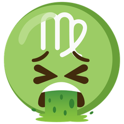 Virgo and face vomiting