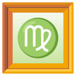 Virgo and framed picture