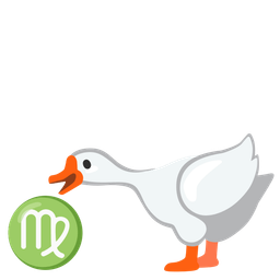 Virgo and goose