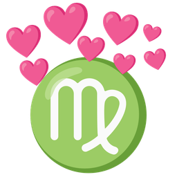 Virgo and heart with arrow