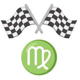 Virgo and racing car