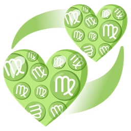 Virgo and revolving hearts