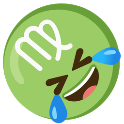 Virgo and Rolling on the floor laughing