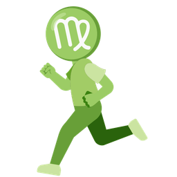 Virgo and running shoe