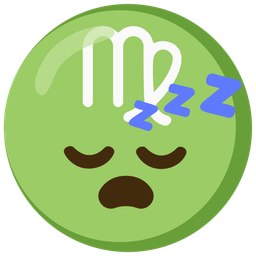 Virgo and sleeping face