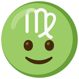 Virgo and Slightly smiling face