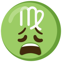 Virgo and weary face