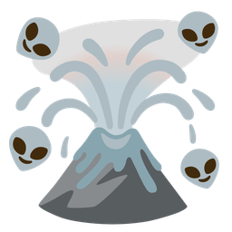 Volcano and Alien