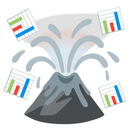 Volcano and Bar chart