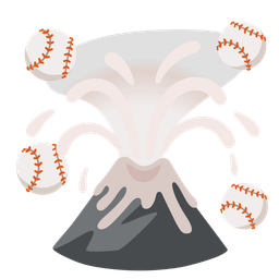 Volcano and Baseball