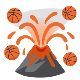 Volcano and Basketball