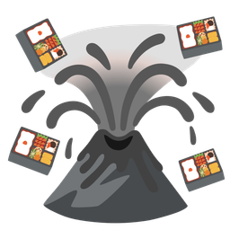 Volcano and Bento box