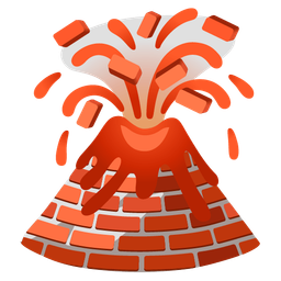 Volcano and Brick