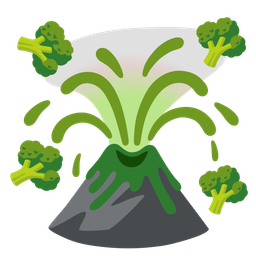 Volcano and Broccoli