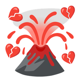 Volcano and Broken heart