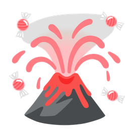 Volcano and Candy