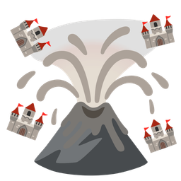 Volcano and Castle