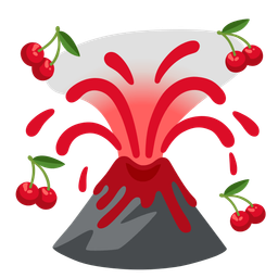 Volcano and Cherries